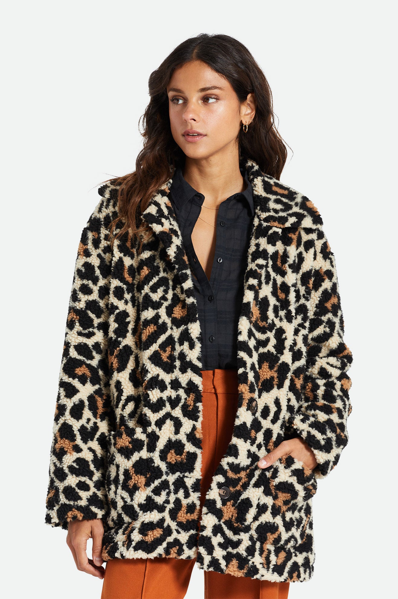 Leopard Women\'s Brixton Bern Jackets | 162754-BVO