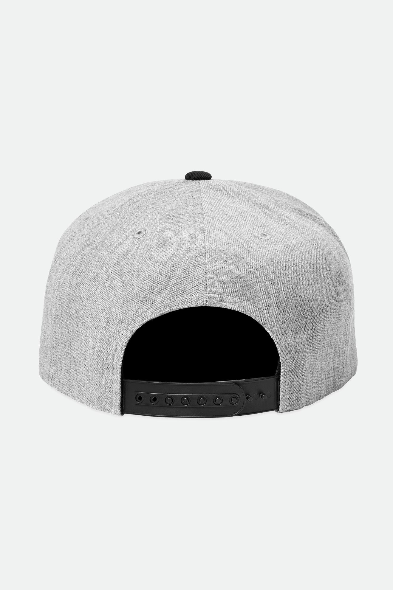 Light Grey / Black Men's Brixton Oath III Caps | 208975-XMG