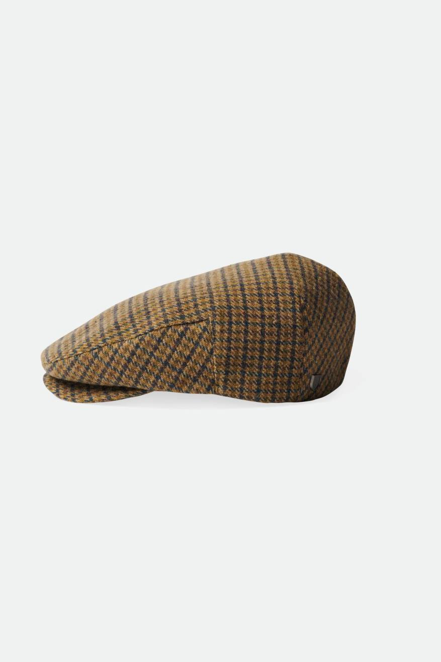 Light Olive / Brown Men's Brixton Hooligan Snap Hats | 246089-LIP