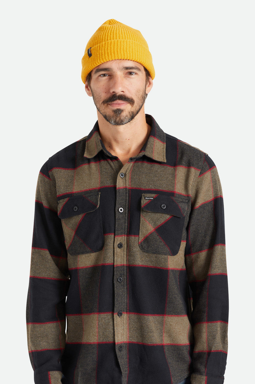 Mustard Men's Brixton Heist Beanie | 102836-ZQT