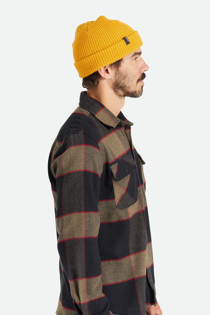 Mustard Men's Brixton Heist Beanie | 102836-ZQT