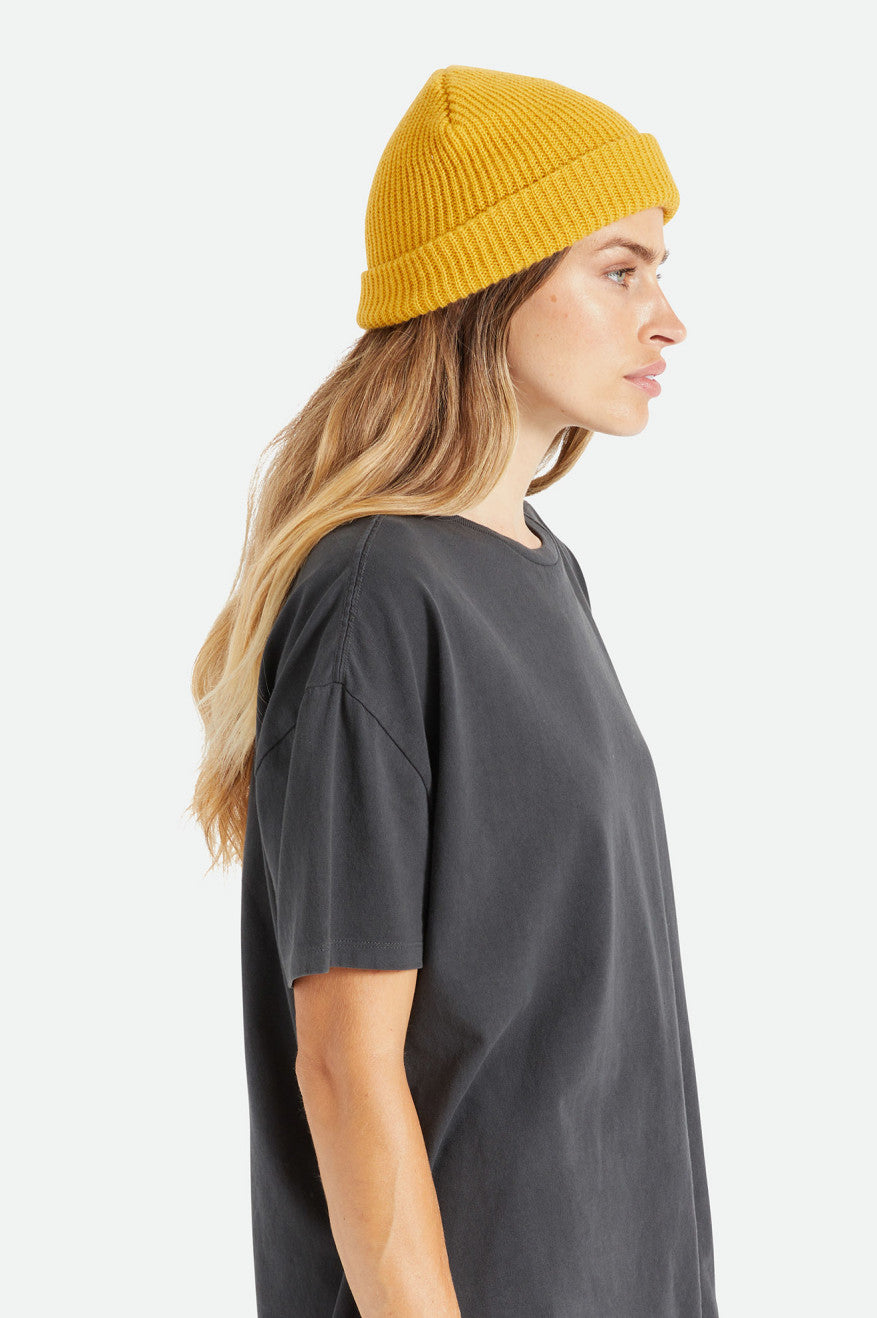 Mustard Men's Brixton Heist Beanie | 102836-ZQT