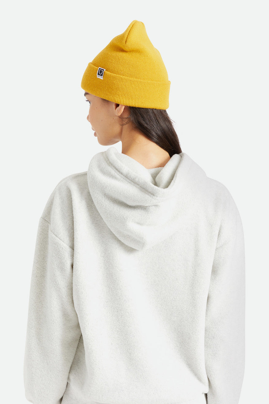 Mustard Women's Brixton Harbor Beta Watch Cap Beanie | 389652-TLC