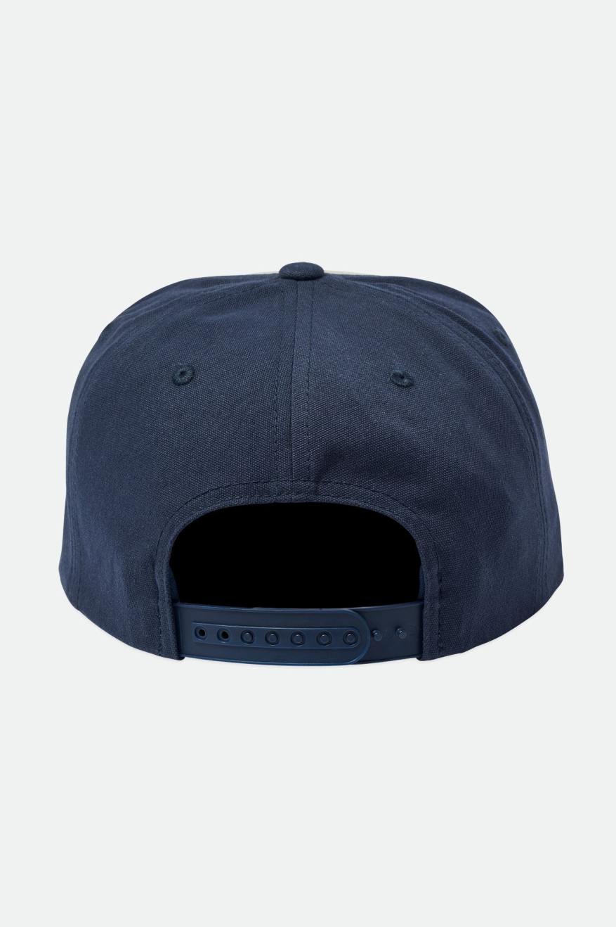 Navy / Grey Men's Brixton Steadfast HP Caps | 029548-OEU