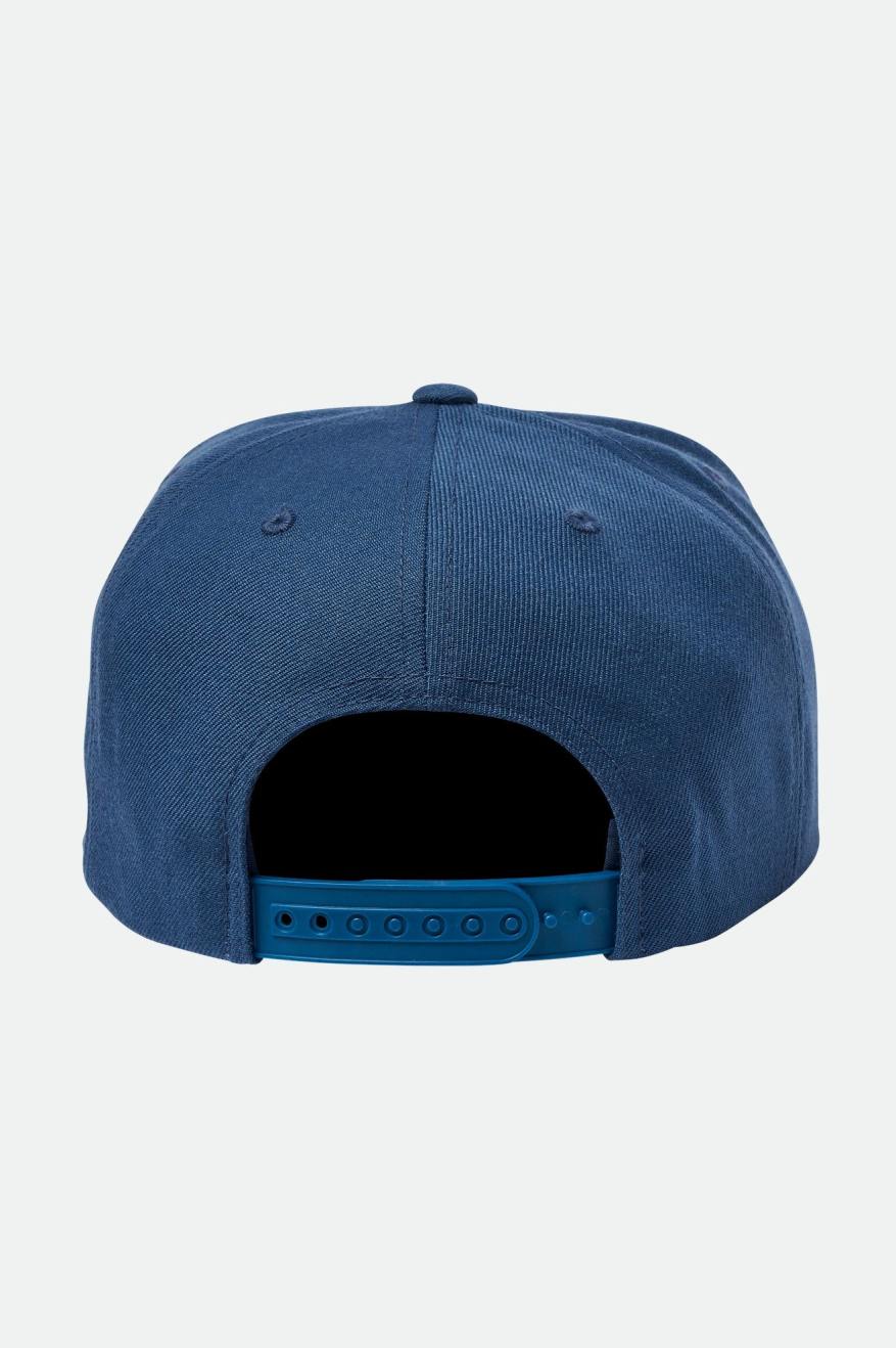 Navy / Turquoise Men's Brixton Oath III Caps | 390785-BLH