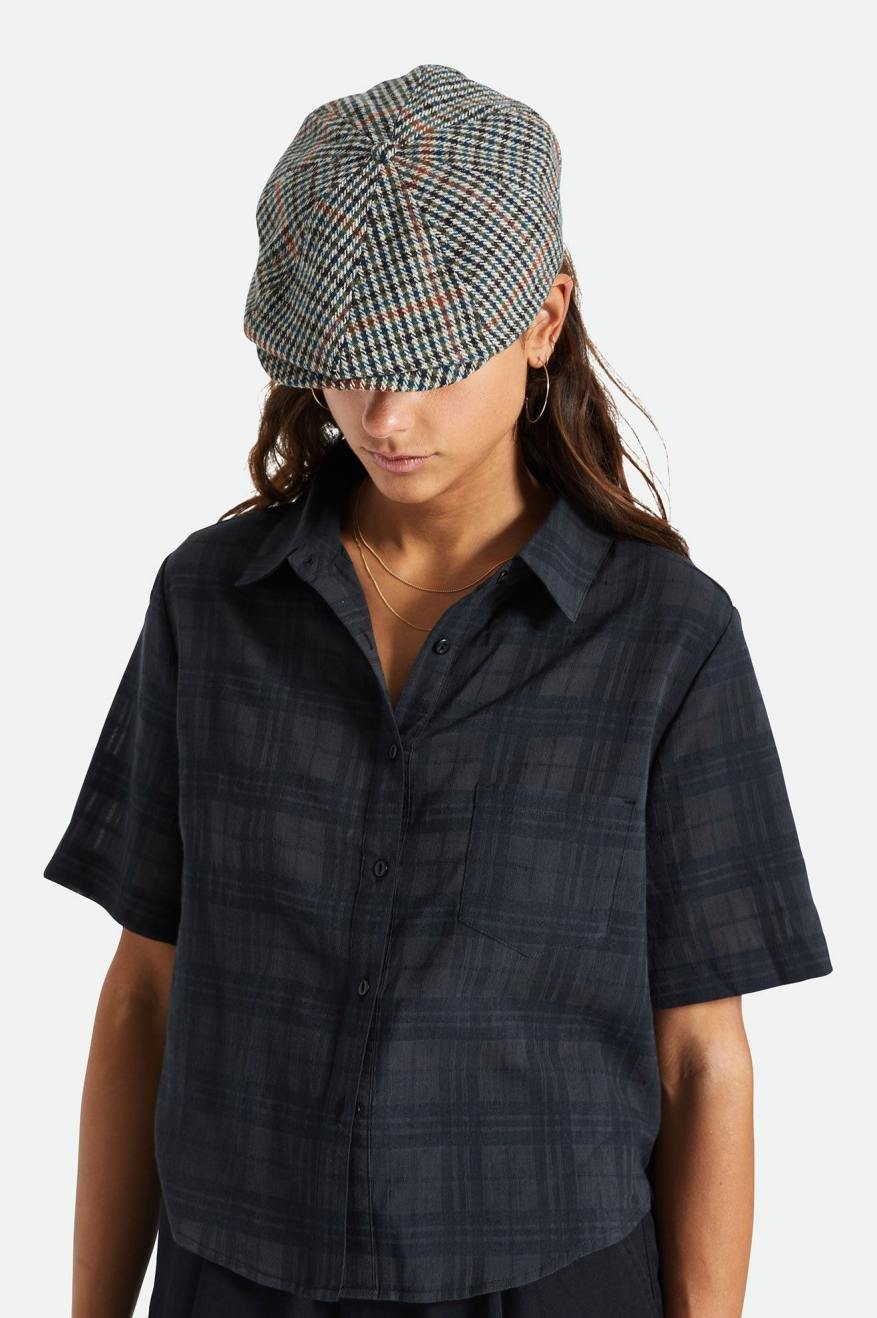 Navy Women's Brixton Brood Hats | 142597-EJN