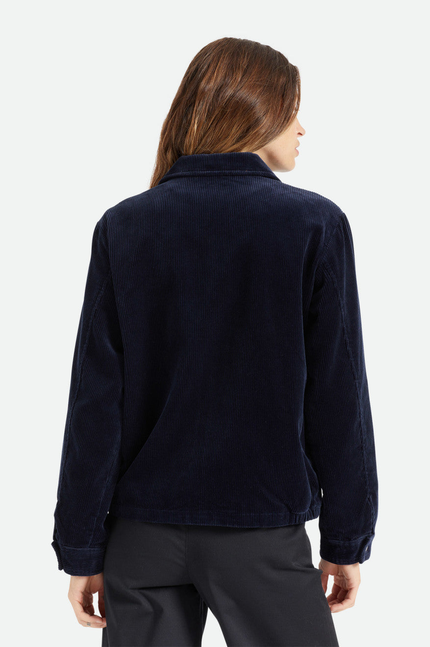 Navy Women's Brixton Utopia Jackets | 746208-XIF