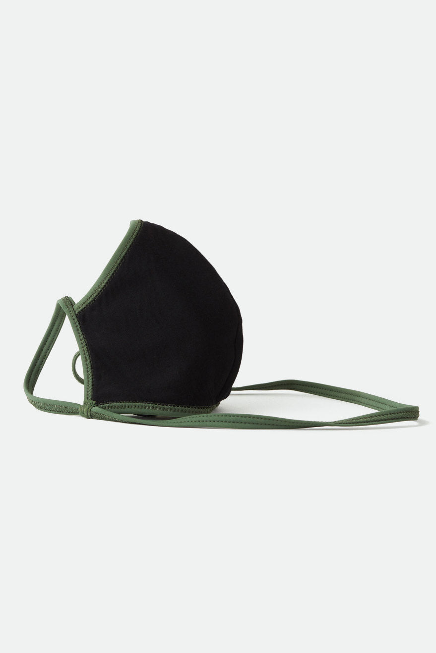 Olive / Black Unisex Brixton Everything Face Masks | 375906-LHD