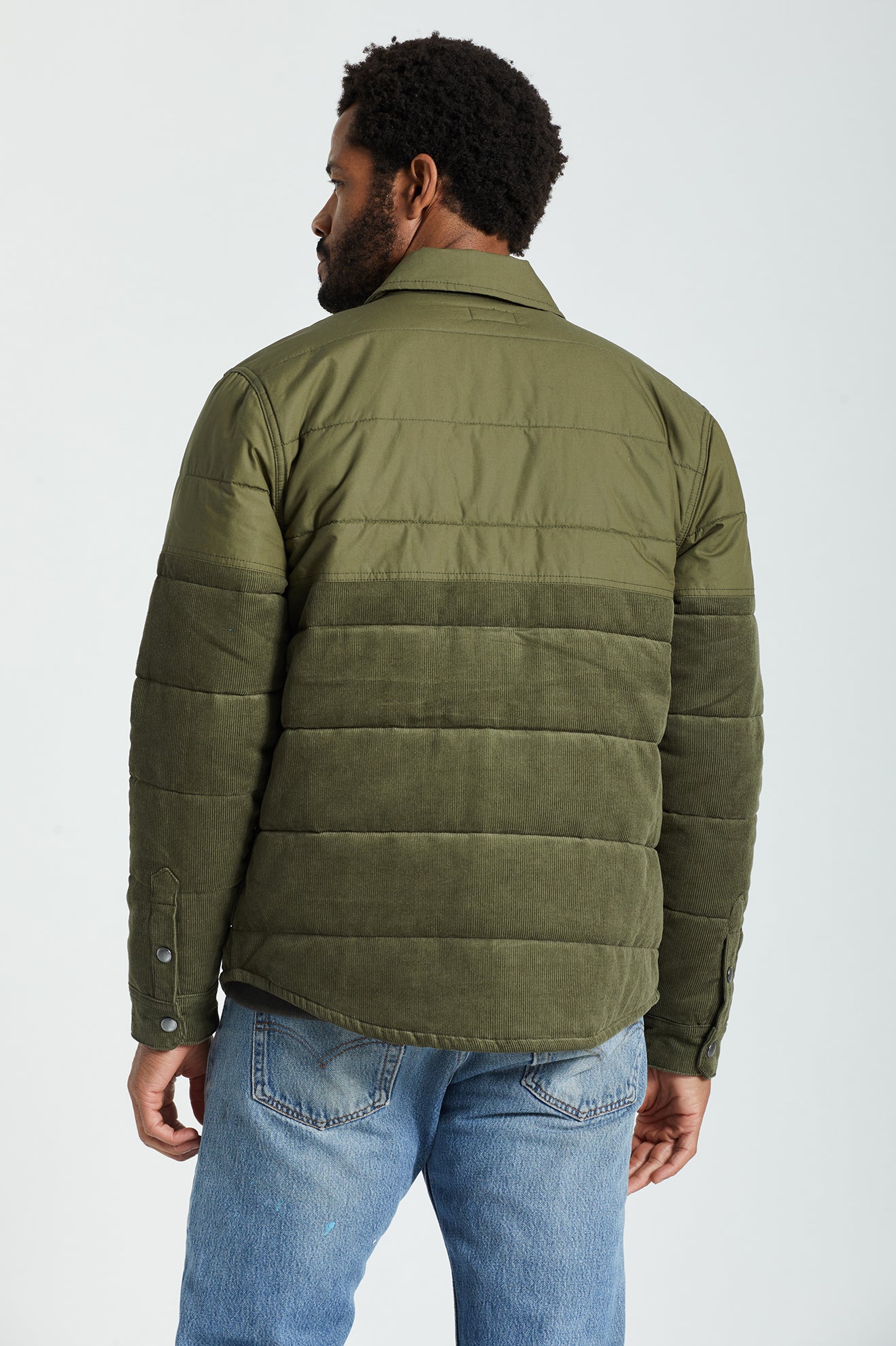 Olive Men's Brixton Cass Jackets | 712349-XSH