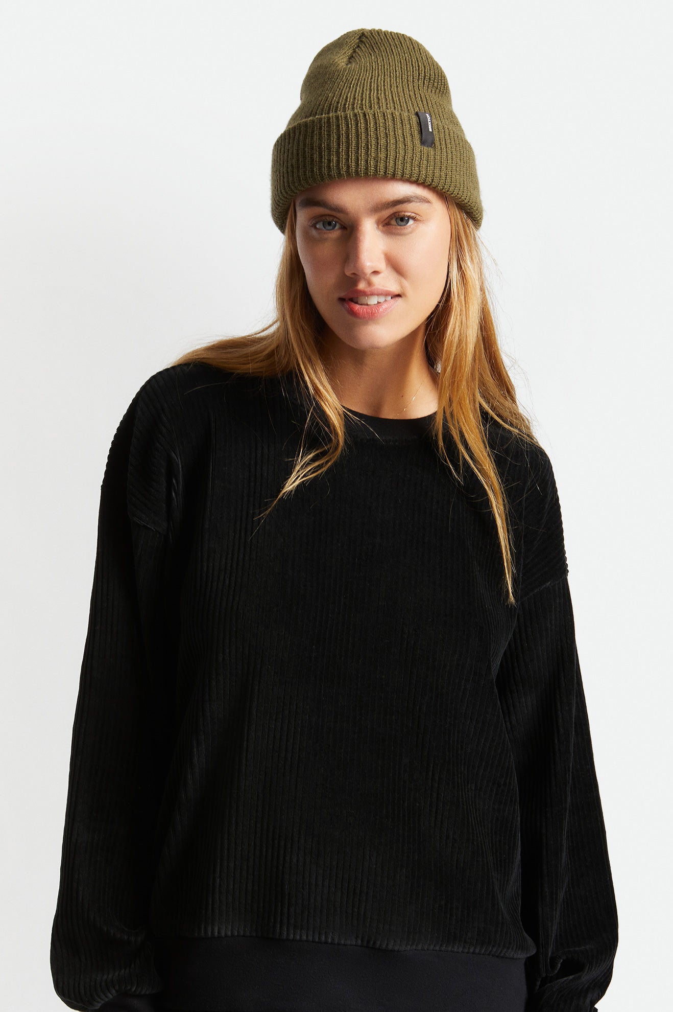 Olive Women's Brixton Heist Beanie | 984561-EYA