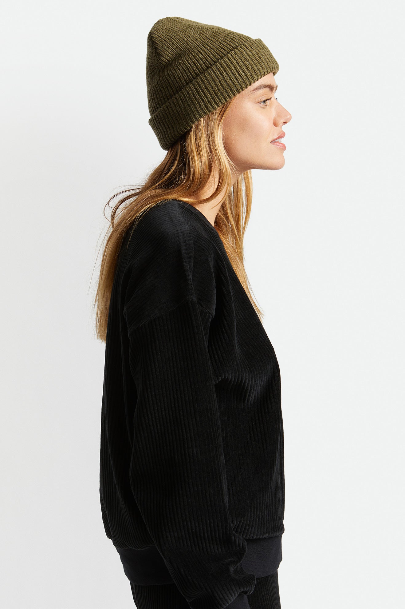 Olive Women's Brixton Heist Beanie | 984561-EYA