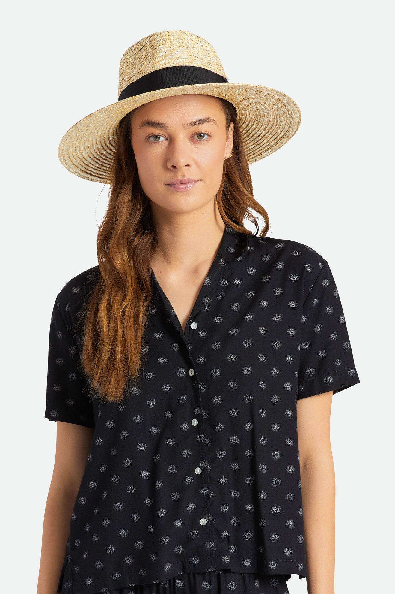 Orange Women's Brixton Joanna Hat Fedoras | 538716-JAY