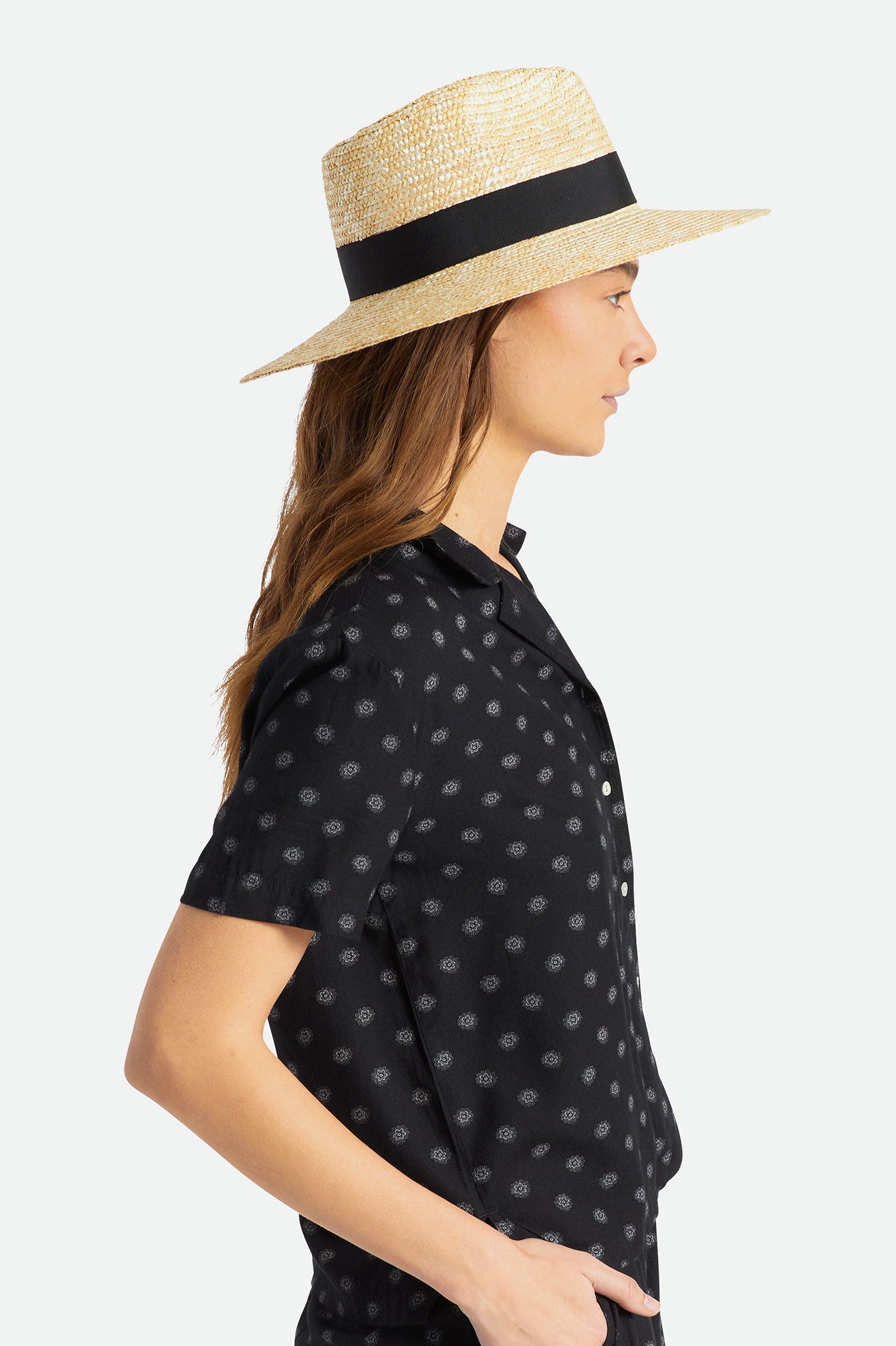 Orange Women's Brixton Joanna Hat Fedoras | 538716-JAY