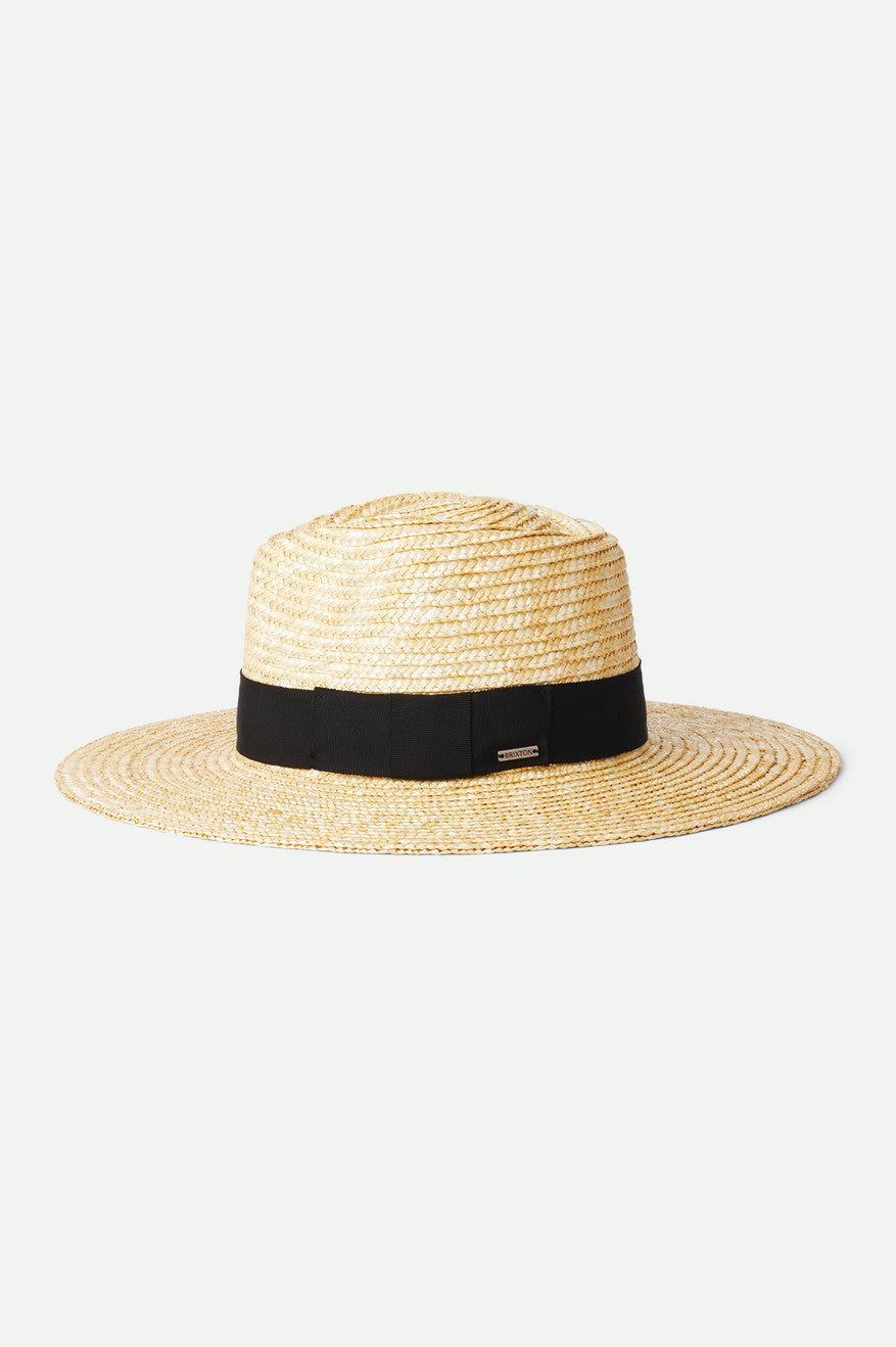 Orange Women's Brixton Joanna Straw Hats | 764021-PFR