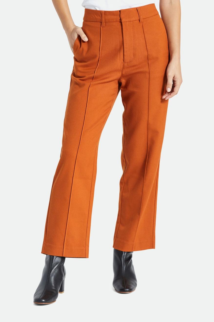 Orange Women\'s Brixton Retro Trouser Bottoms | 473280-OAS