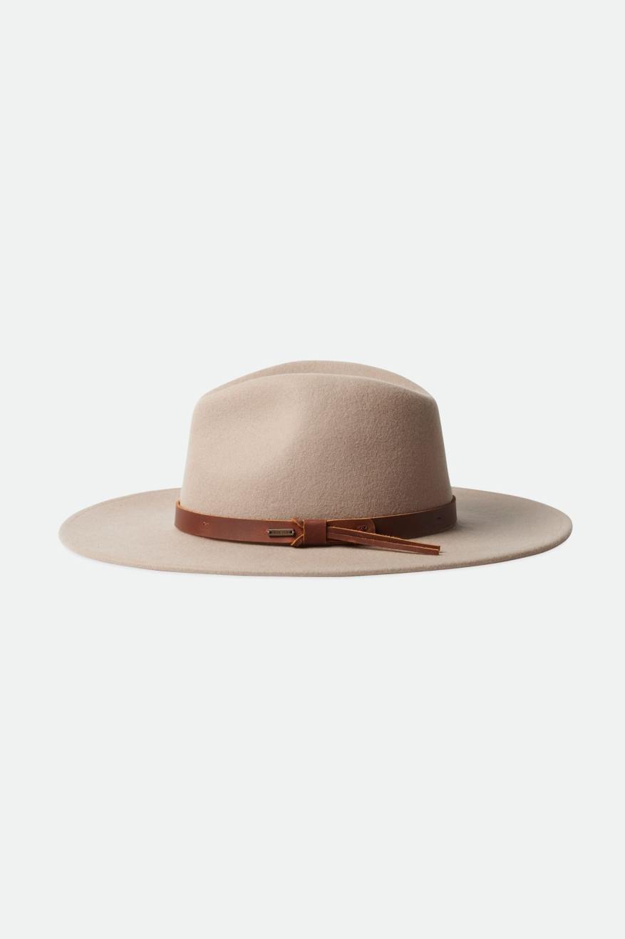 Pink Women's Brixton Field Proper Hat Hats | 925486-RBG