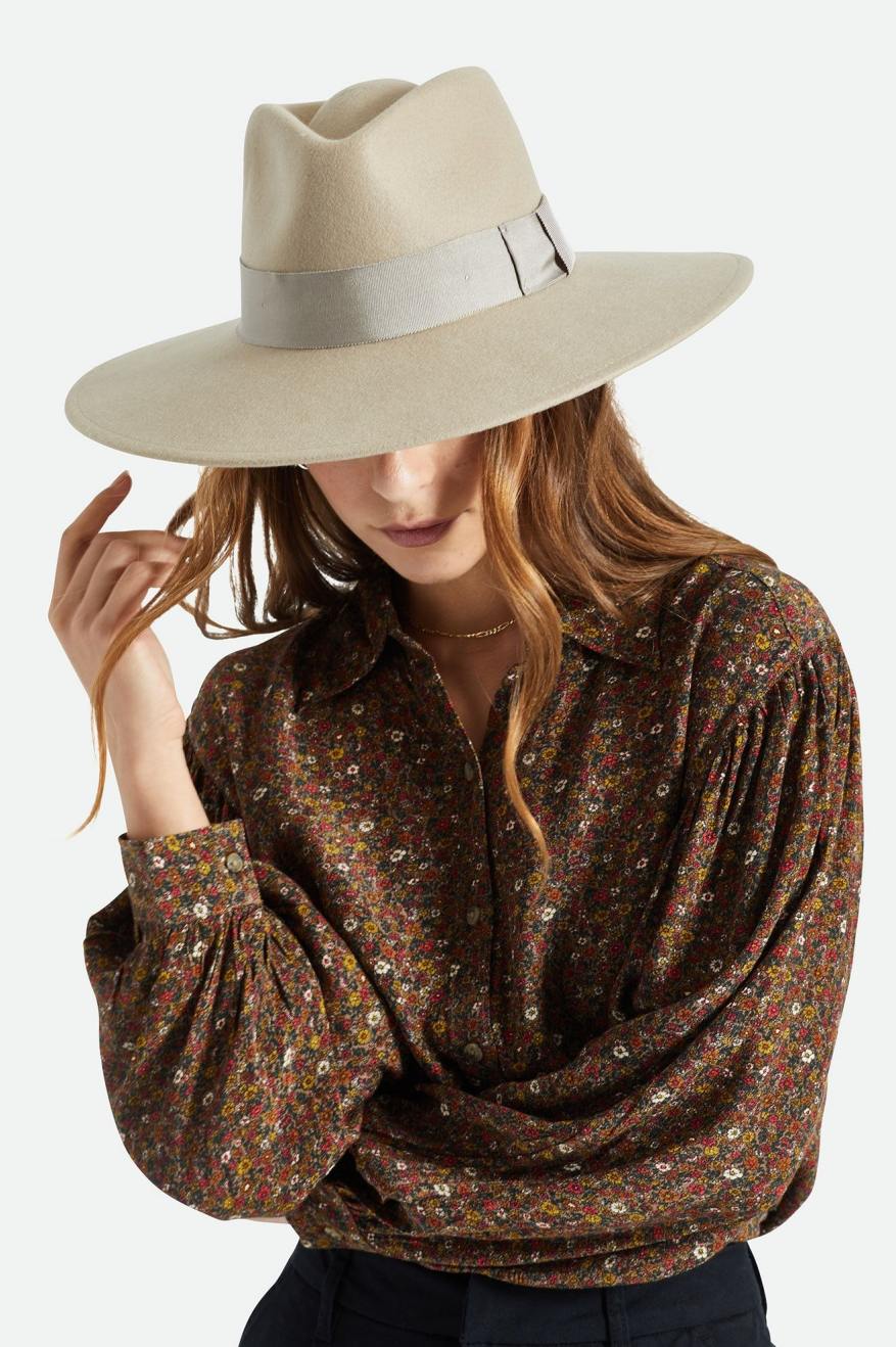 Pink Women's Brixton Joanna Felt Hat Hats | 198042-OZV