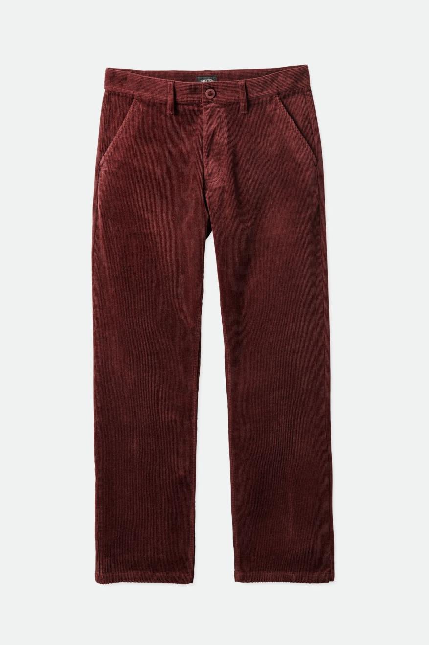 Red Men's Brixton Choice Chino Regular Pants | 963415-HCI