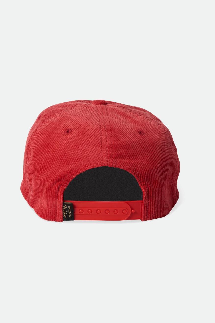 Red Men's Brixton Fender Jaguar Contour MP Caps | 562174-WBI