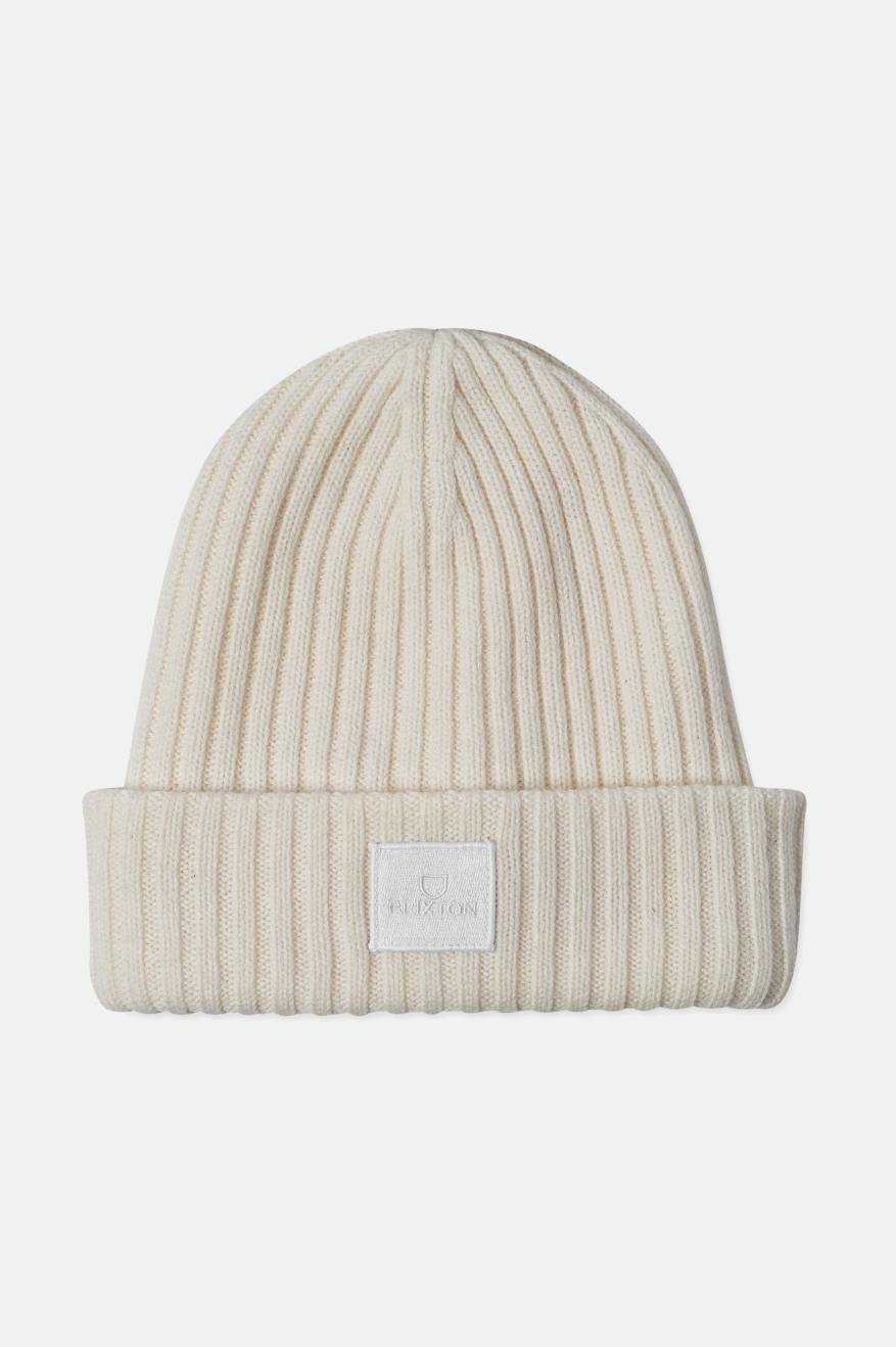 White Men\'s Brixton Alpha Square Merino Wool Beanie | 831750-TOS