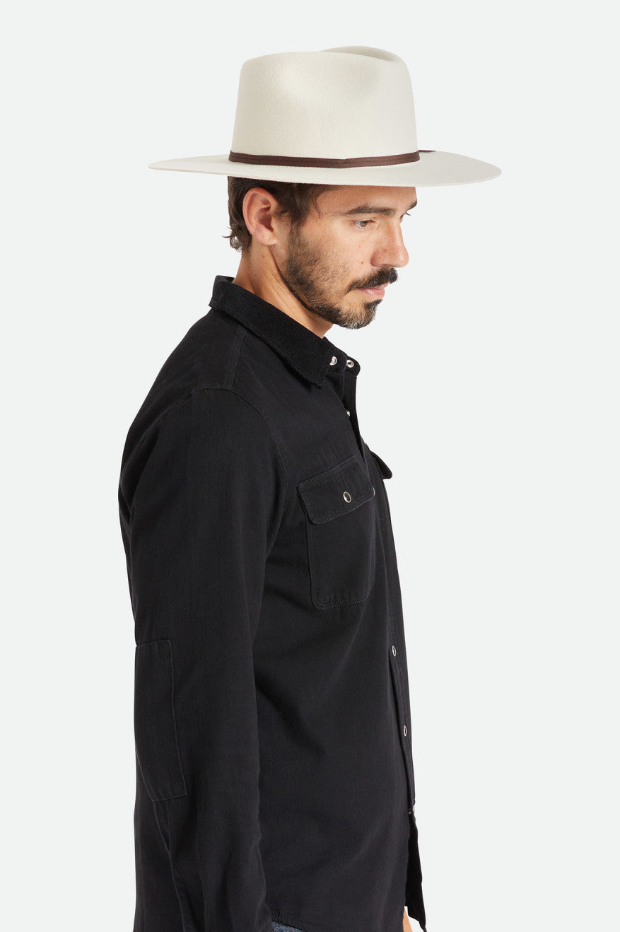 White Men's Brixton Cohen Cowboy Hats | 301475-FYP