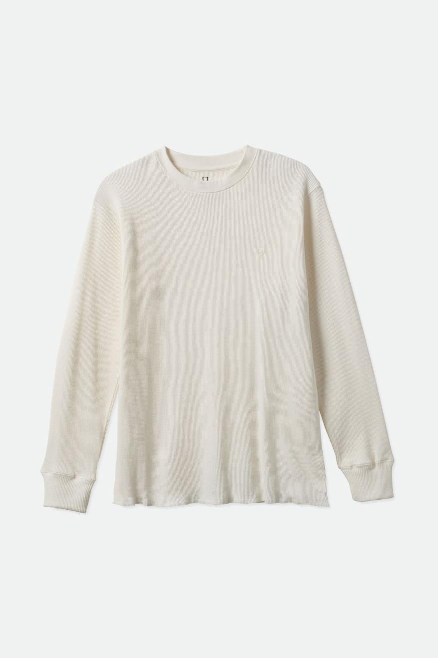 White Men's Brixton Reserve Thermal L/S Knitwear | 245901-GJQ