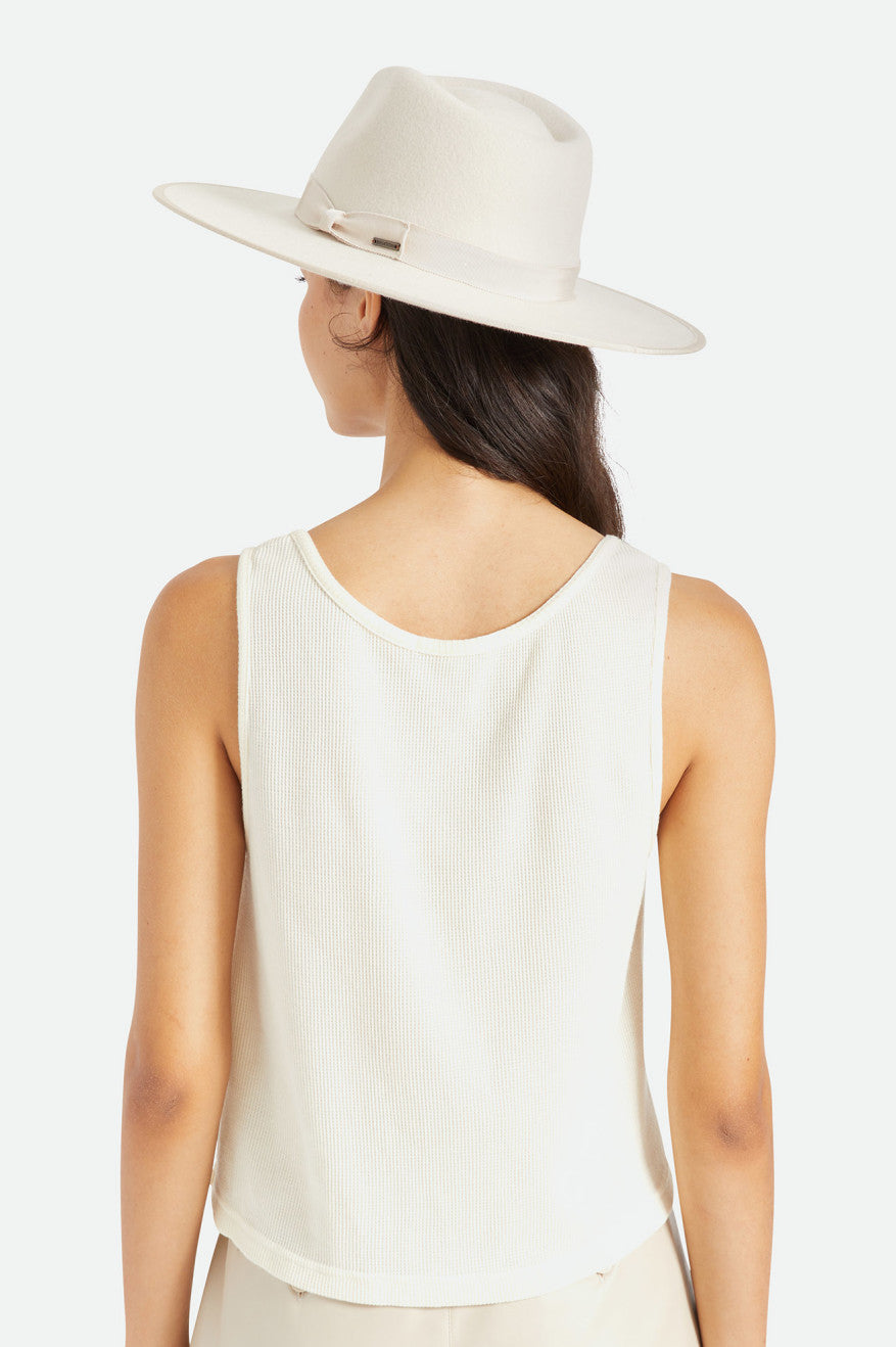 White Women's Brixton Jo Rancher Hat Hats | 906241-ZAW